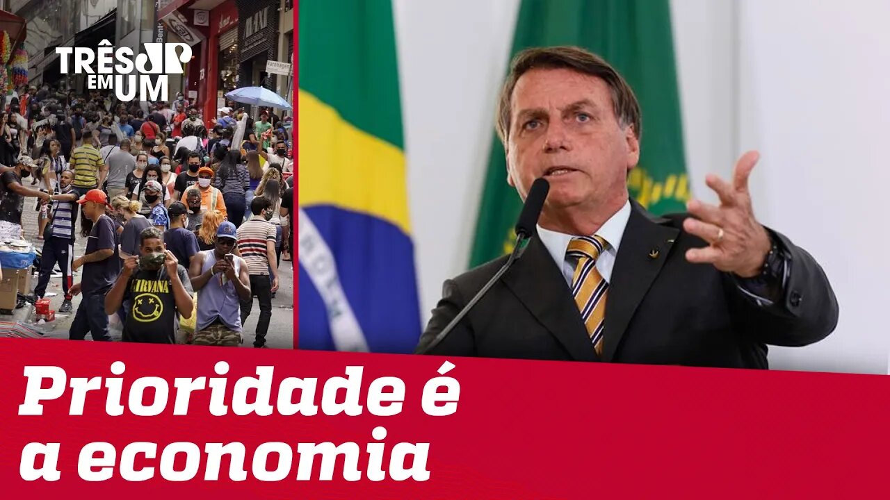 Bolsonaro diz que 2ª onda de COVID-19 no Brasil é conversinha