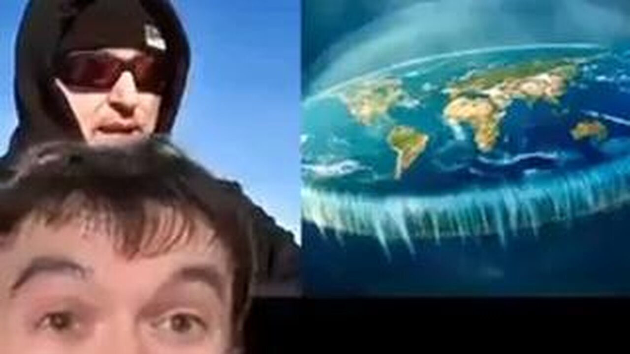 One of the most popular flat earther channel on JewTube ends up with his foot in his mouth