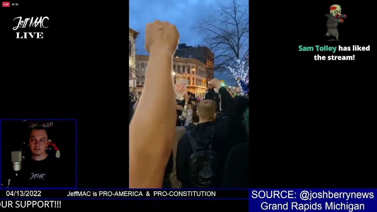 LIVE: BLM in the streets for Patrick Lyoya P2 and shooting footage | Grand Rapids Michigan | USA |