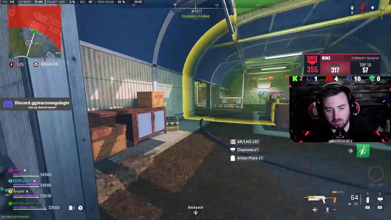 Warzone 2 Ashika Island 3kd+ player