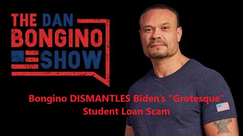 Bongino DISMANTLES Biden's "Grotesque" Student Loan Scam