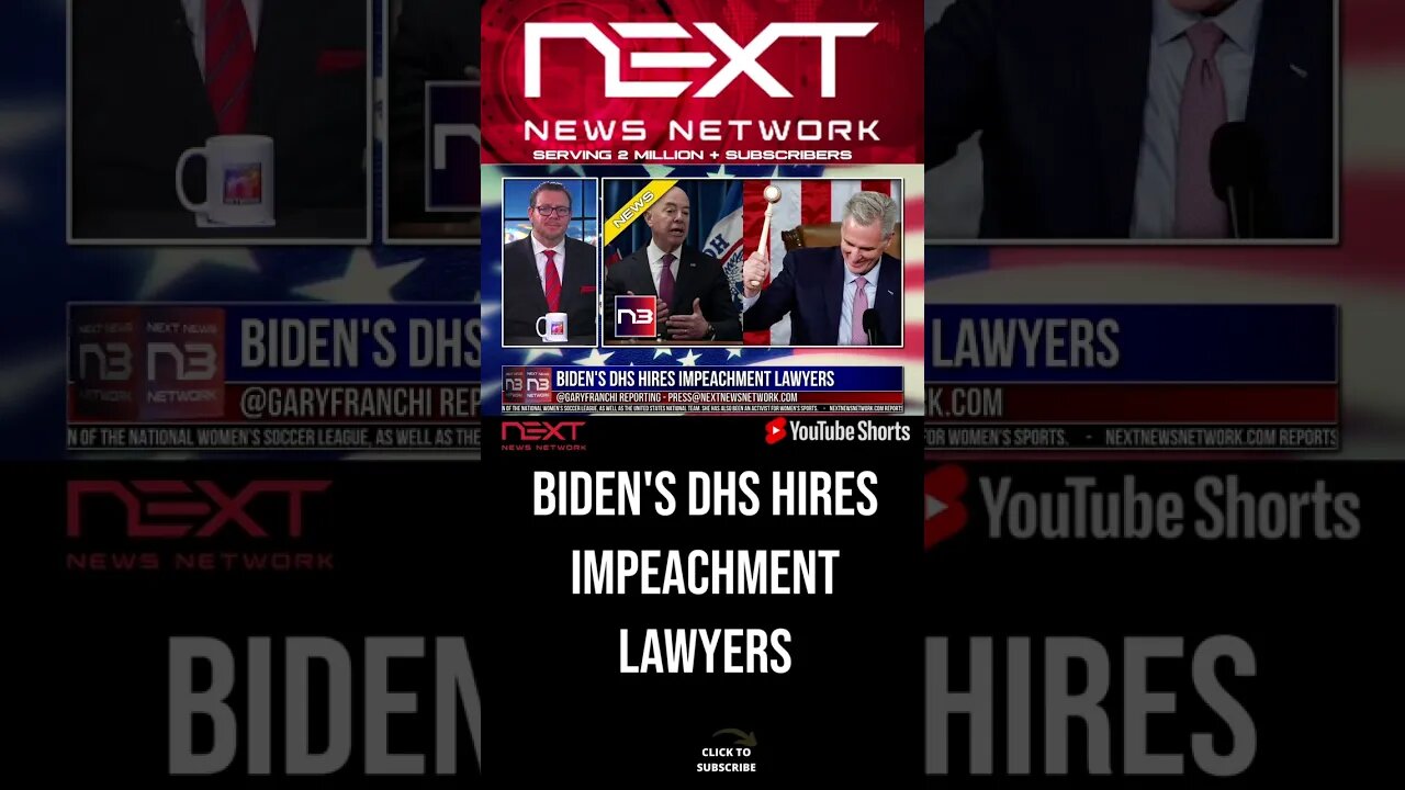 Biden's DHS HIRES Impeachment Lawyers #shorts