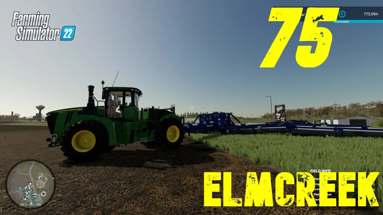Rolling Fields at Elmcreek Farm Part 75 - FARMING SIMULATOR 22 - Timelapse