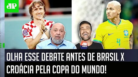 "NÃO ADIANTA, cara! Eu NÃO ACHO que o Brasil contra a Croácia vai..." OLHA esse DEBATE sobre a Copa!