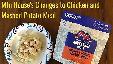 Mt. House (New version) Chicken and Mashed Potato meal review