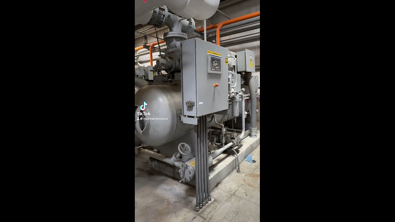 Ammonia Screw Compressor Cooling System