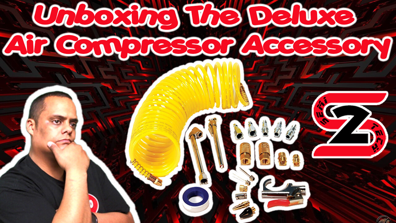 Unboxing The Affordable Deluxe Air Compressor Accessory Kit