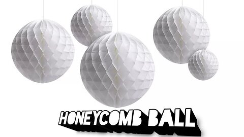 Diy honeycomb ball | Table Crafts