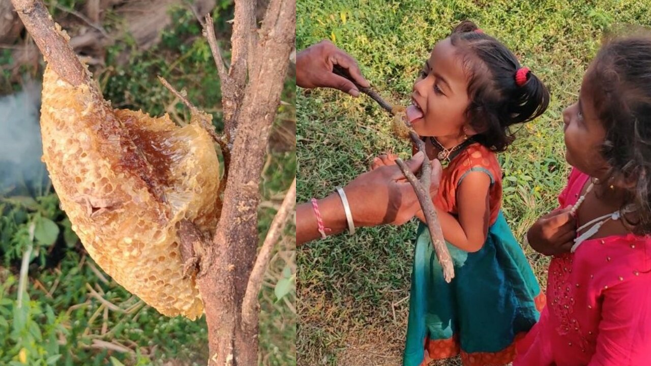 Honey eating this children in first time so happy 😍