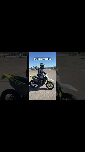Stoppie Practice On The 701 SM