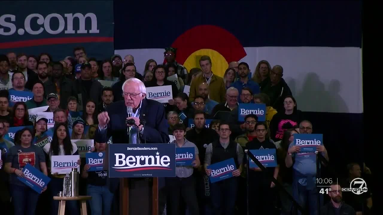 Bernie Sanders rally draws thousands in Denver