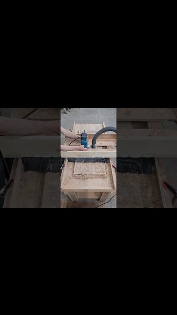 Building Scrap Wood Cutting Boards Pt. 7 - Flattening #shorts #short #shortvideo #shortsvideo #wood