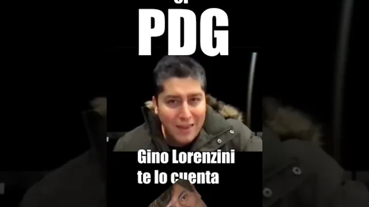 #shorts QUE Pasó con el #PDG Gino Lorenzini te lo cuenta #partido de la Gente