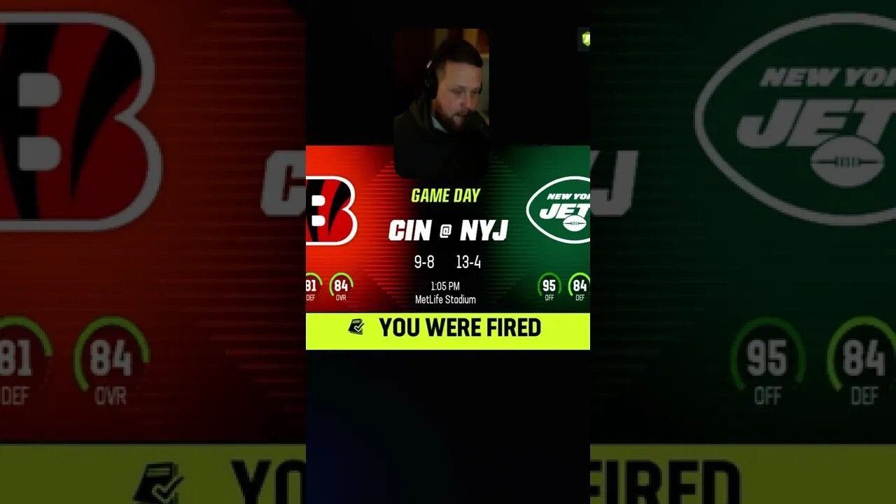 FIRED?!? HOW!! #shorts #madden23 #madden23franchisemode #easports