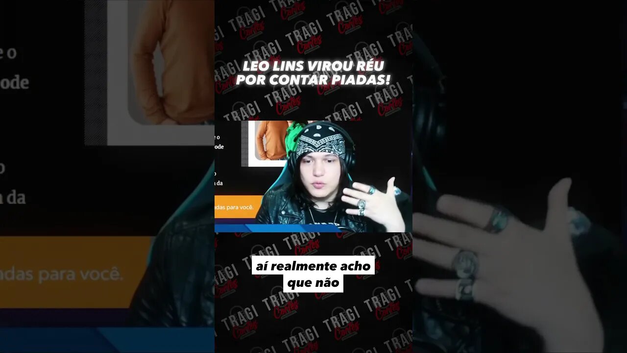 LEO LINS VIROU CRIMINOSO POR CONTAR PIADAS