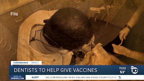 Dentists to help give vaccines