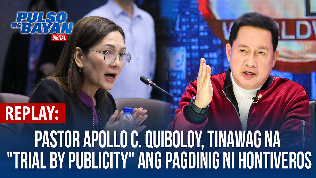 REPLAY | Pastor Quiboloy, tinawag na "trial by publicity" ang pagdinig ni Hontiveros | Oct. 24, 2024