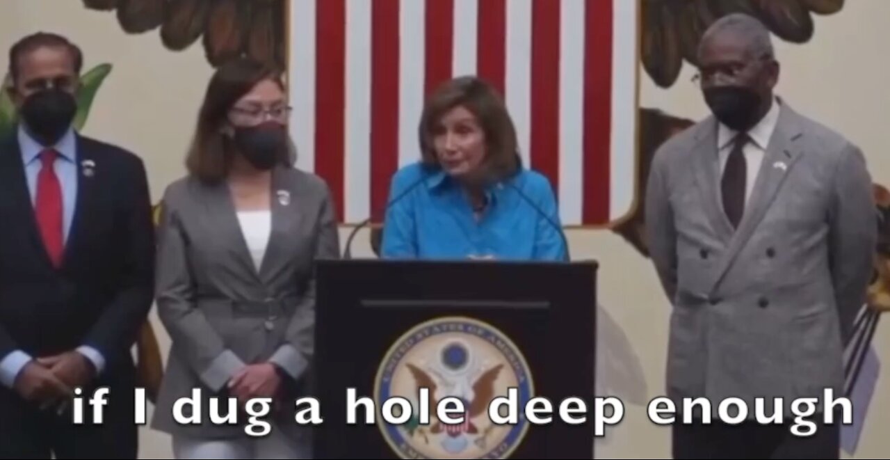 Nancy Pelosi Claims She Can Dig Her Way to China (host K-von says Racist)