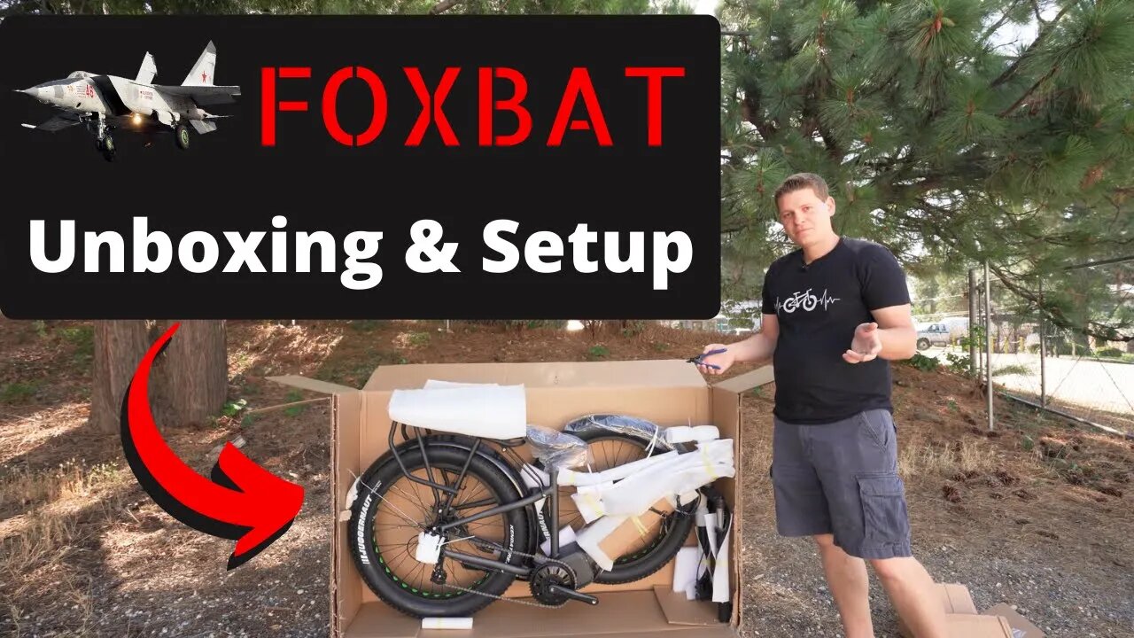 Easy Set Up Of The 1000w FOXBAT Electric Bike