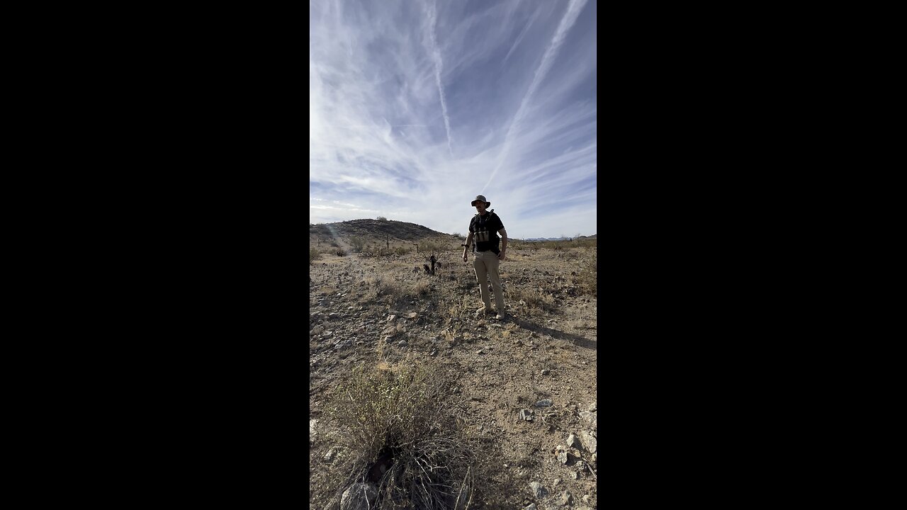 Ruger wrangler 22lr in the Desert