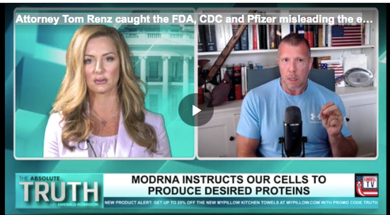 Attorney Tom Renz caught the FDA, CDC and Pfizer misleading the entire world