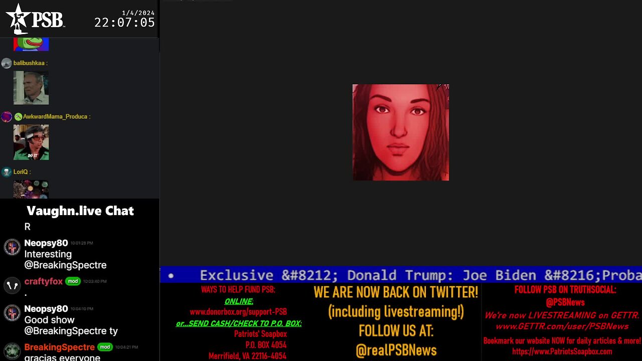 2024-01-04 22:00 EST - The MAGA Mullet Show: with MagaSwaga