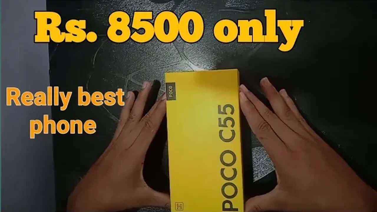 POCO C55 (6GB RAM & 128GB ROM) Unboxing | 50MP & 5MP camera | #poco #mobileunboxing #viral