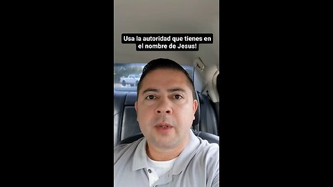 Usa la autoridad como hijo(a) de Dios, en el nombre poderoso de Jesus!