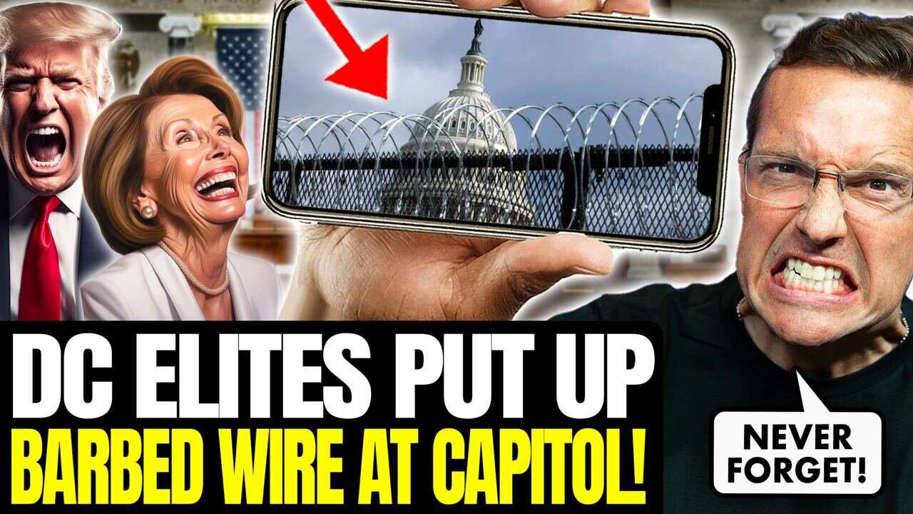 REMINDER: Democrats SURROUNDED Themselves With RAZOR WIRE To Protect Themselves Against AMERICANS 🤬