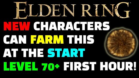 How a NEW CHARACTER can SLAY A DRAGON the LAZY way in Elden Ring