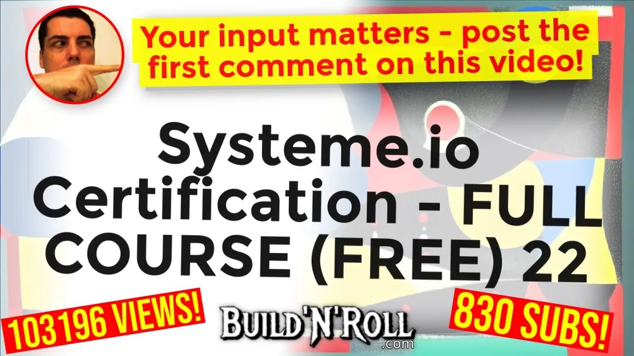 Systeme.io Certification - FULL COURSE (FREE) 22