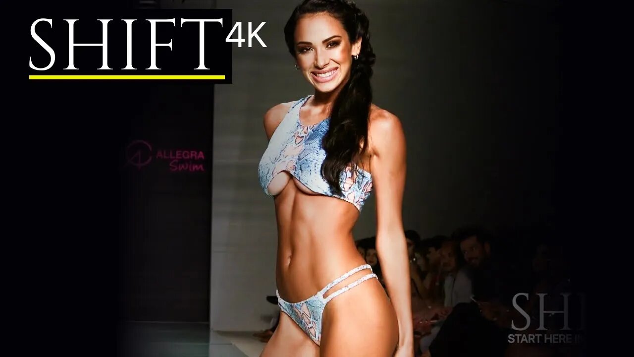 COURTNEY ALLEGRA and SEAFOLLY bathing suit fashion shows / 4K