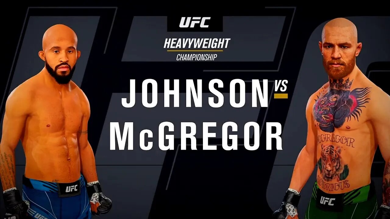 EA Sports UFC 4 Gameplay Conor McGregor vs Demetrious Johnson