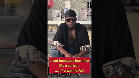 treat language learning like a marathon