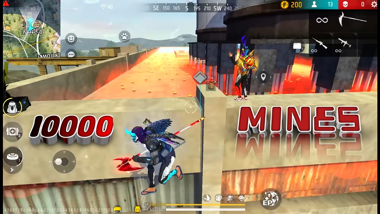 10000 Mines 😱😱😱 IN FACTORY _ Free Fire Gaming