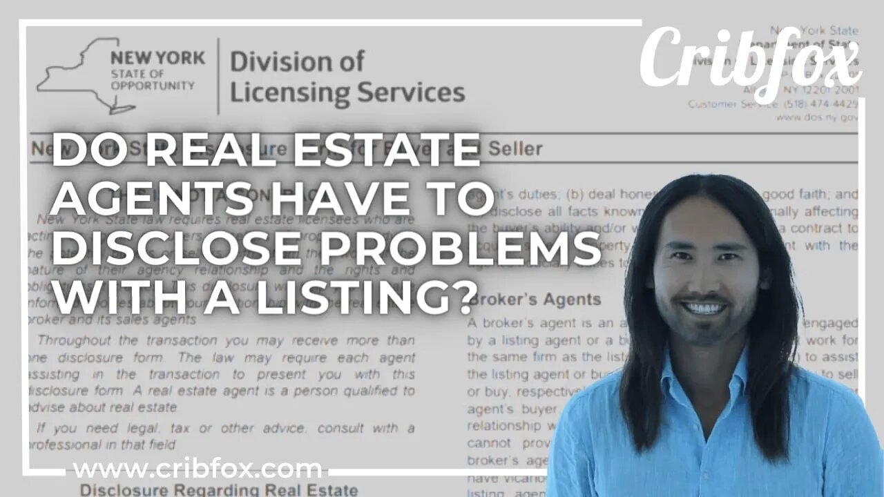 Do Real Estate Agents Have to Disclose Problems With a Listing?