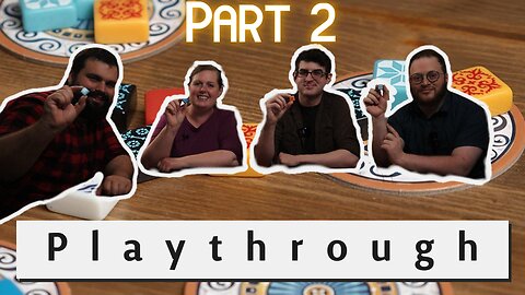 Azul: Playthrough: Part 2 Board Game Knights of the Round Table