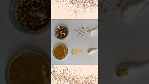 Quais os tipos de glitter? Qual a diferença entre glitter e pigmento?