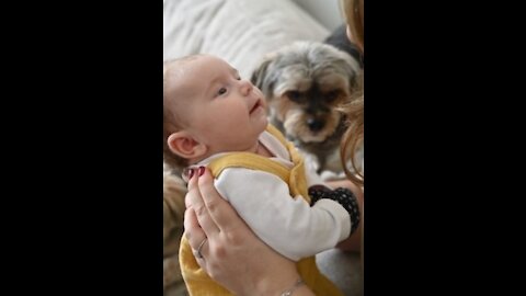 Woman Playing with Baby