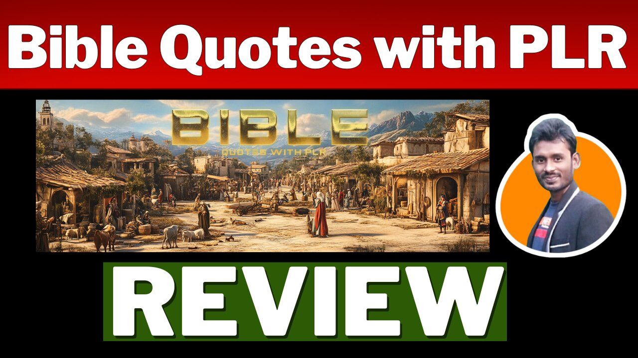 Bible Quotes with PLR Review 🚀 300 Premium Bible Quote Images with PLR!