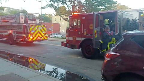 Boston fire department responded to 225 Blue Hill Ave for oven fire