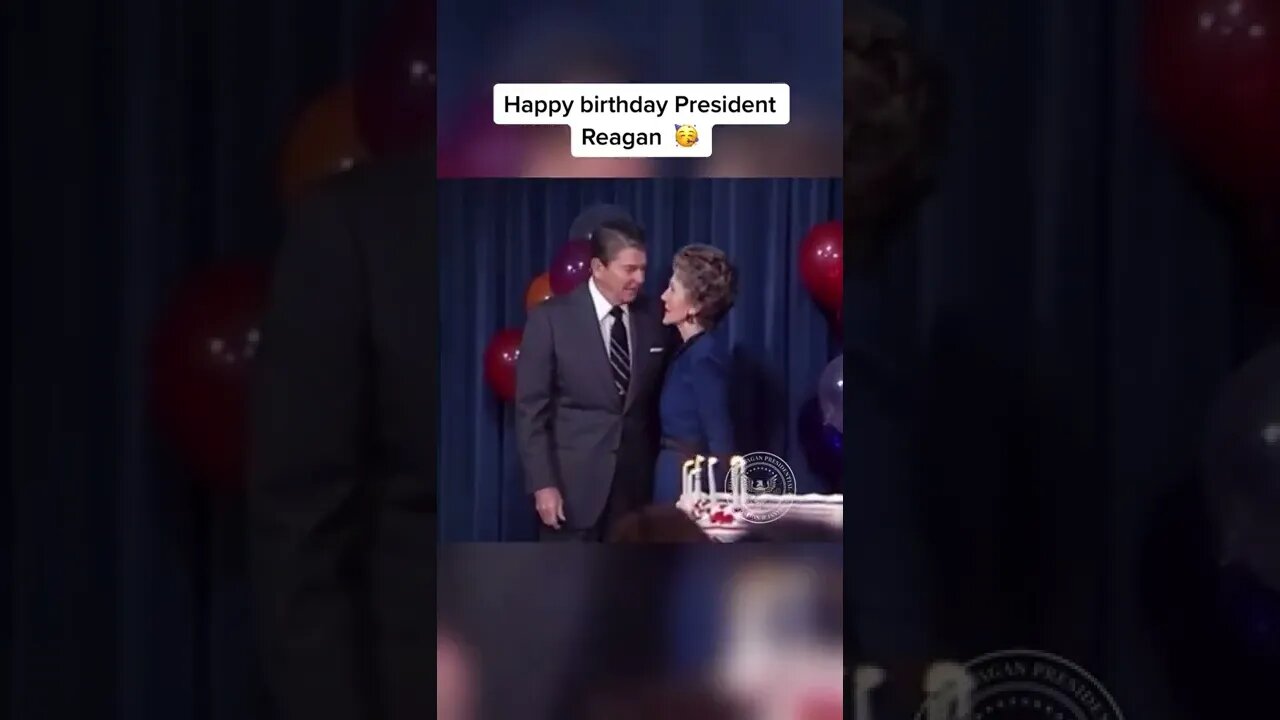 Happy 111th birthday to President Ronald Regan