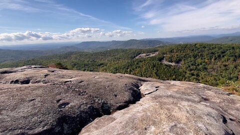 Hiking Stone Mountain State Park, NC