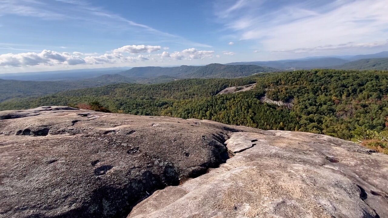 Hiking Stone Mountain State Park, NC
