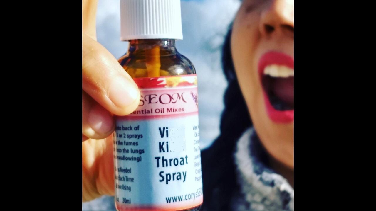 Virus killer throat spray