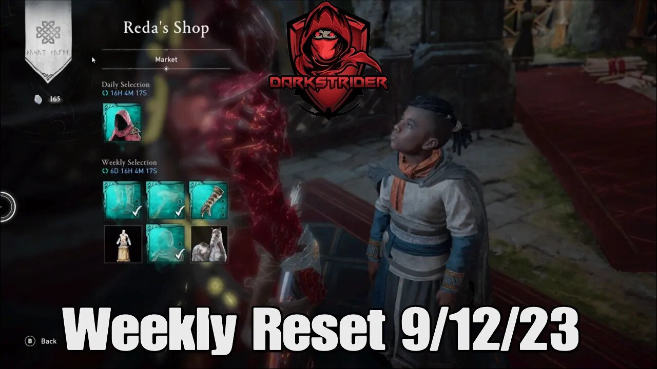 Assassin's Creed Valhalla- Weekly Reset 9/12/23