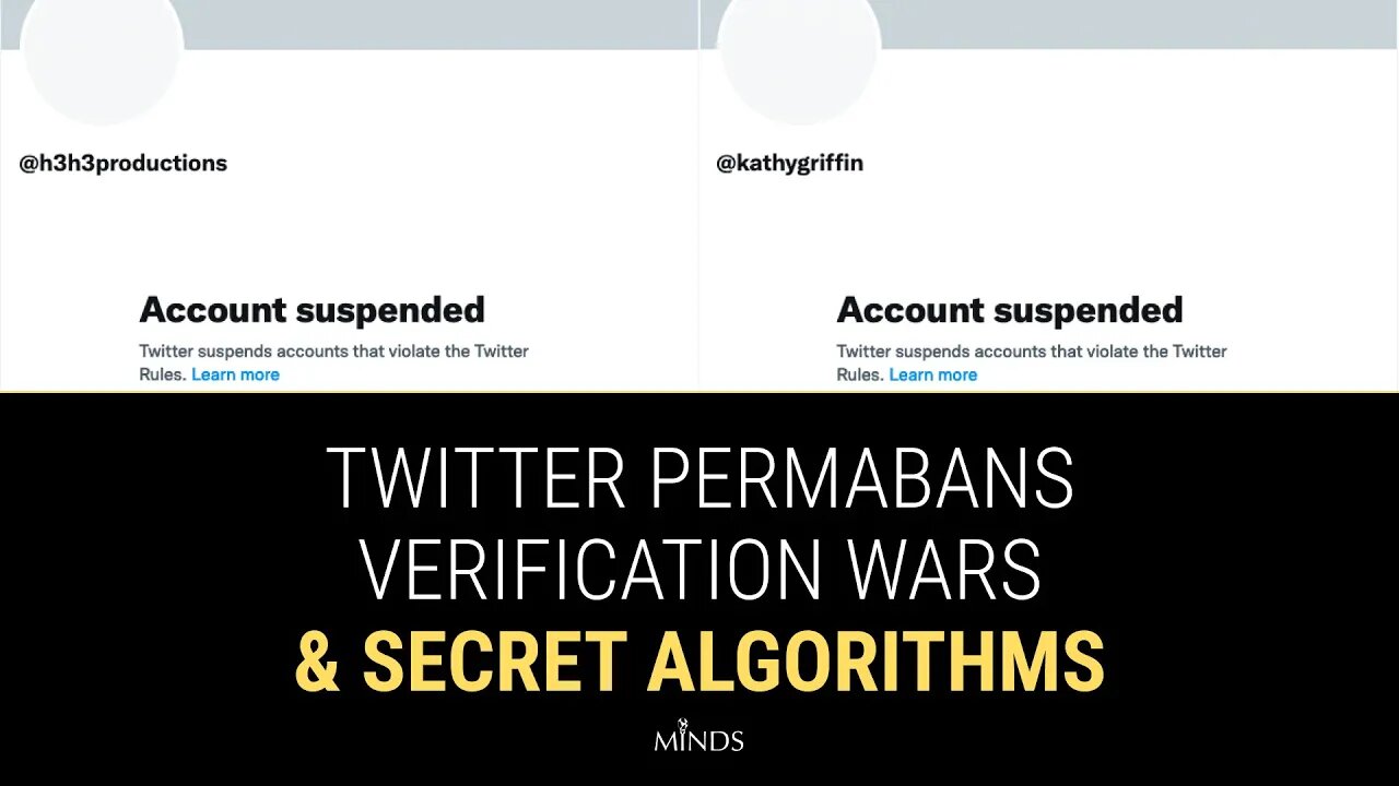 E3: Twitter Permabans Kathy Griffin and h3h3, Verification Wars, Secret Algorithms