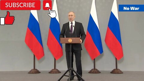 Putin: bringing NATO troops into direct confrontation with the Russian army will lead to disaster!!