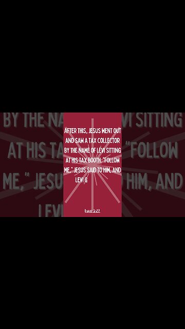 Luke 5:27 #shorts