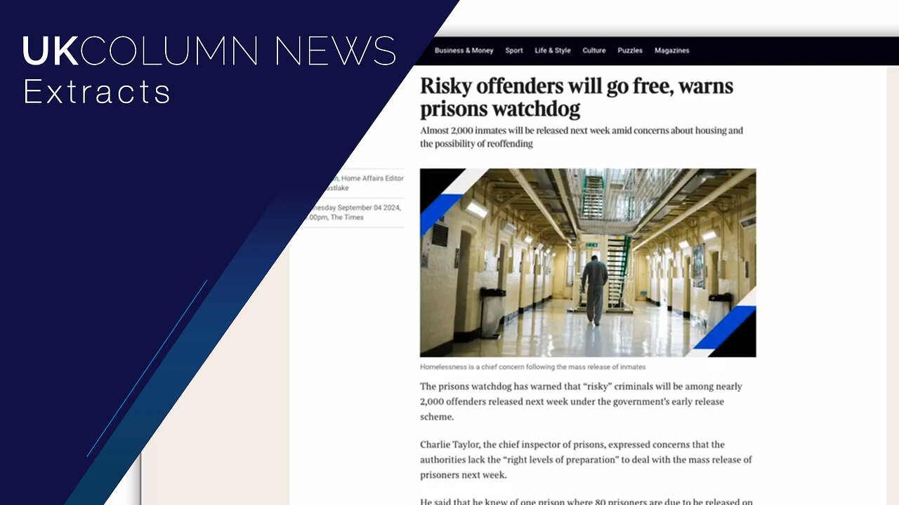 Prison Overcrowding: Could Sending Offenders to Estonia Solve the Crisis? - UK Column News